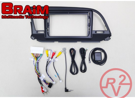 Переходная рамка BRAIM рамка Hyundai Elantra 2016-2018/9дюйм