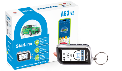 Автосигнализация starline a63 v2 2can-2 lin eco