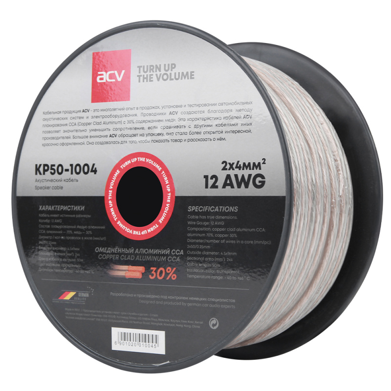12AWG(ACV KP50-1004)2*4