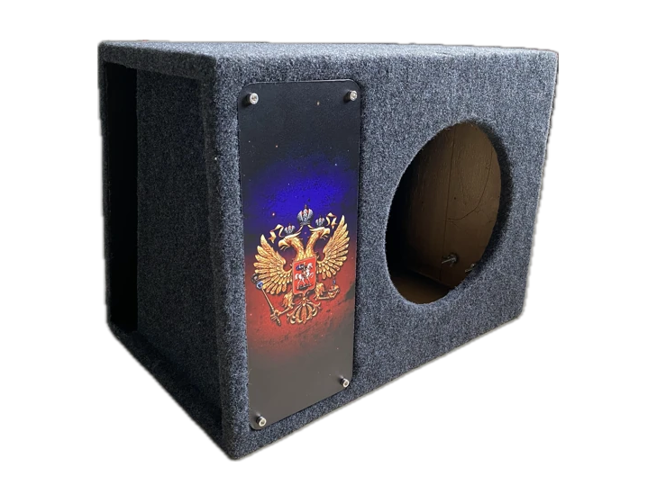 Короб под сабвуфер 10" (щель) 40 л с Аэрографией