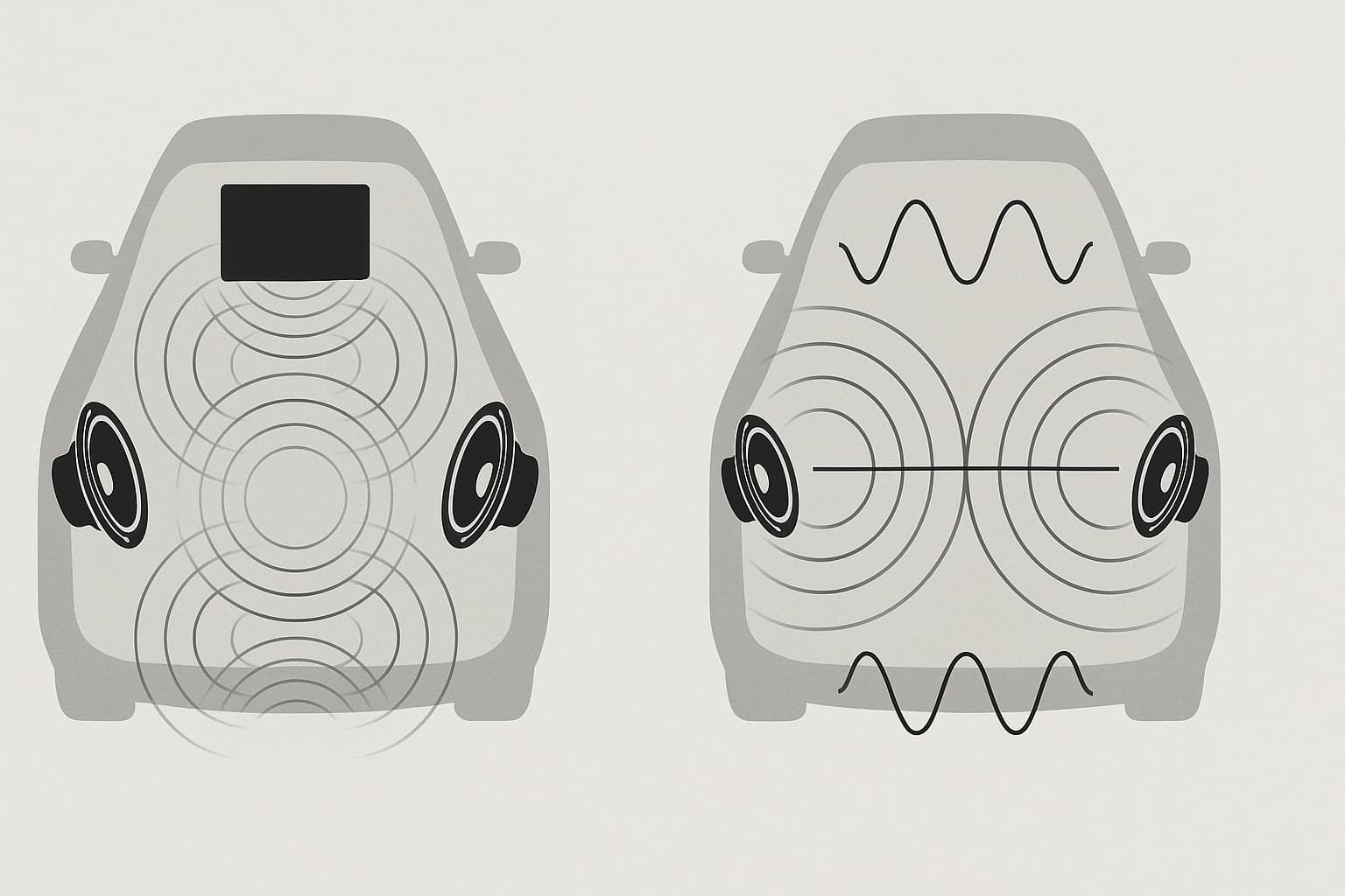Как настроить фазу сабвуфера и динамиков в автомобиле