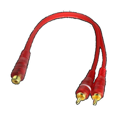 Y-кабель Russian Bass 0,25M2YSCL Межблочный кабель переходник RCY (1 мама-2 папа)