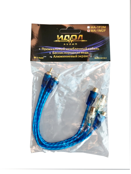 Разветвитель IDOL AUDIO RCA B(MA)-1M2F