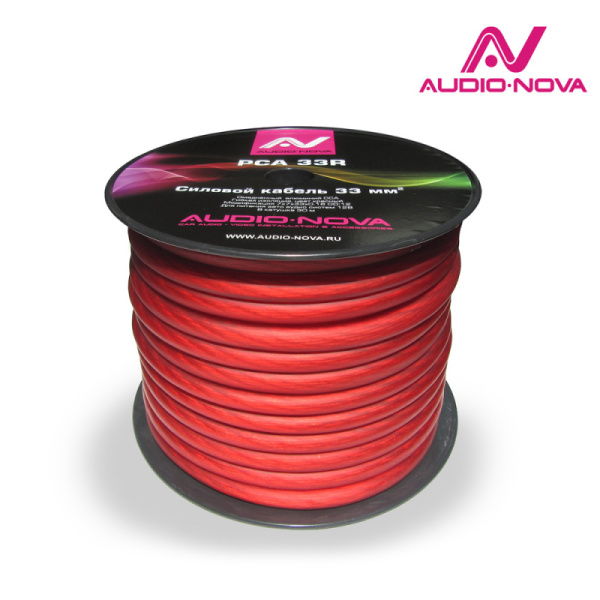 Силовой кабель AUDIO NOVA PCA 33R Силовой кабель 33 мм², в катушке 30 м,